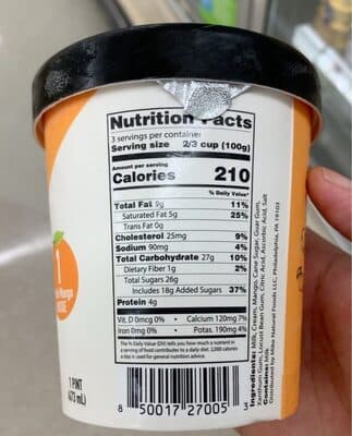 Mango Ice Cream