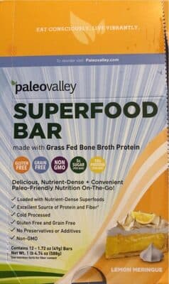 Superfood bar citron