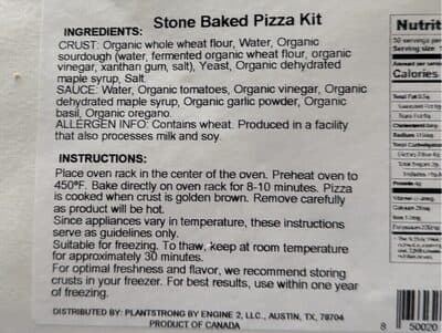 Stone Baked Pizza Kit
