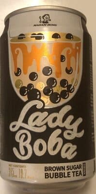 Lady Boba Brown Sugar Bubble Tea Drink