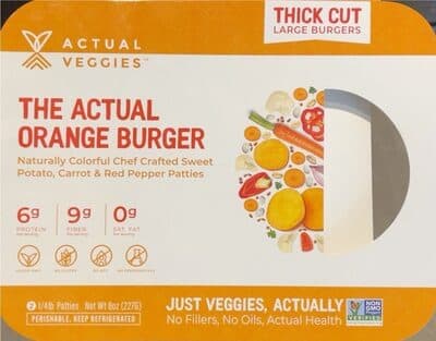 The Actual Orange Burger