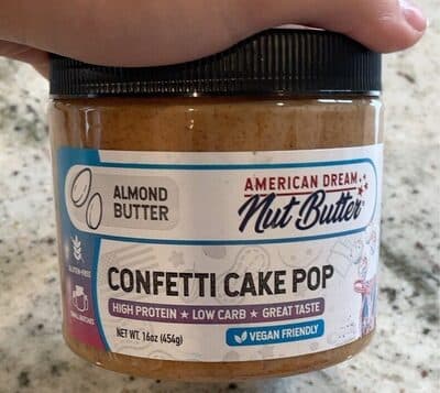 Confetti Cake Pop Almond Butter