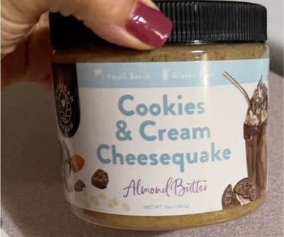 Cookies & Cream Cheesequake Almond Butter
