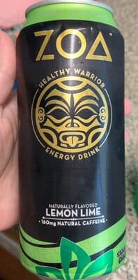 Lemon Lime Flavored Warrior Healthy Energy Drink