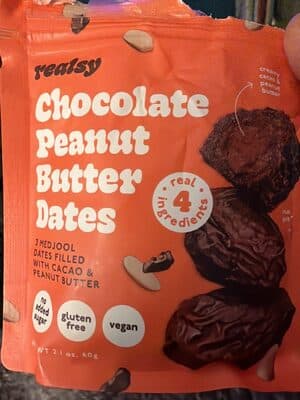 Chocolate Peanut Butter Dates