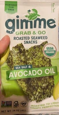 Avocado Oil Seaweed Snacks