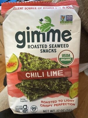 Roasted Seaweed Snacks Chili Lime