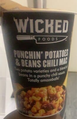 Punchin potatoes & cheese chili mac