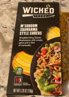 M’shroom shawarma style shreds