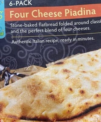 Four Cheese Piadina