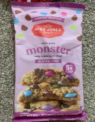 Whole Grain Monster ready-to-bake cookie dough