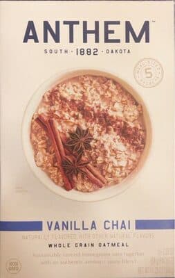 Whole Grain Oatmeal Vanilla Chai
