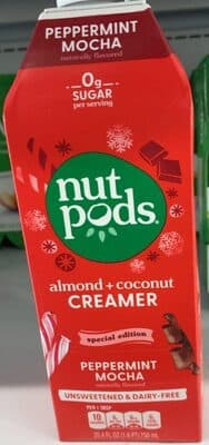 Almond & coconut creamer - Peppermint Mocha