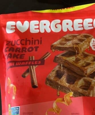 Zucchini Carrot Cake Mini Waffles