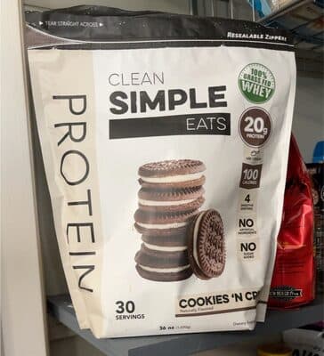 Clean simple protein powder