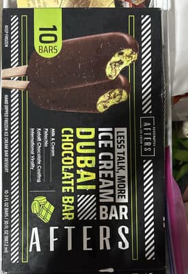 Afters Ice Cream Dubai Chocolate Bar