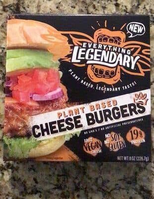 Plant based cheeseburgers