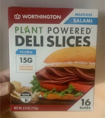 Salami Plant Powered Deli Slices Meatless