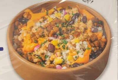 Plant based burrito bowl