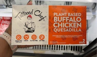 Plant Based Buffalo Chicken Quesadilla