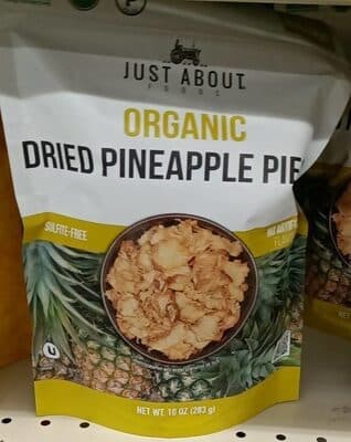 Organic Dried Pineapple