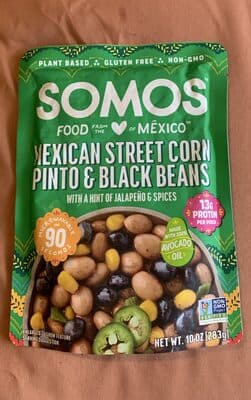 Mexican street corn pinto & black beans
