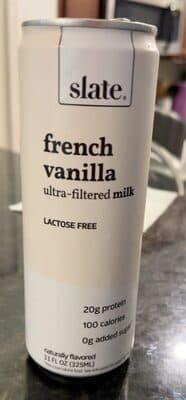 French Vanilla Ultra-filtered milk