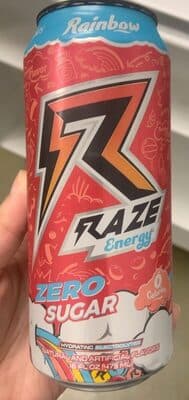 Raze energy drink rainbow