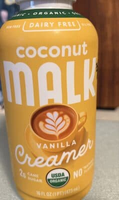 coconut malk vanilla creamer
