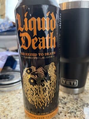 Squeezed to Death Flavored Sparkling Water