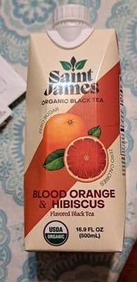 Blood Orange and Hibiscus Flavored Black Tea