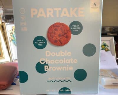 Double chocolate brownie
