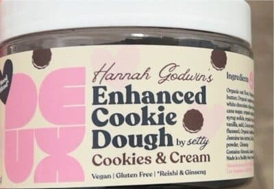 Enhanced cookie dough cookies n cream