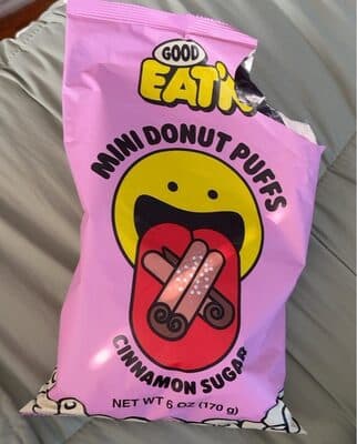 Mini Donut Puffs Cinnamon Sugar