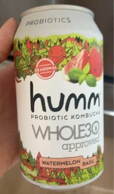 Watermelon Basil Probiotic Kombucha