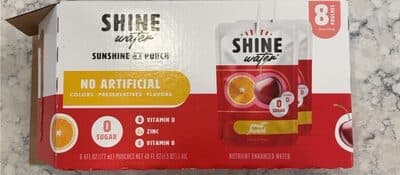Fruit punch shine water