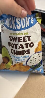 Sweet Potato Chips Farmhouse Ranch
