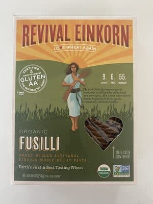 Organic Einkorn Whole Wheat Pasta Fusilli