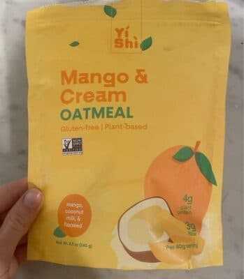 Mango And Cream Oatmeal