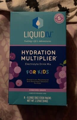 Hydration multiplier for kids