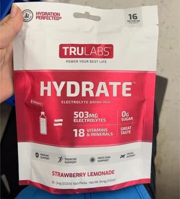 Hydrate Strawberry Lemonade