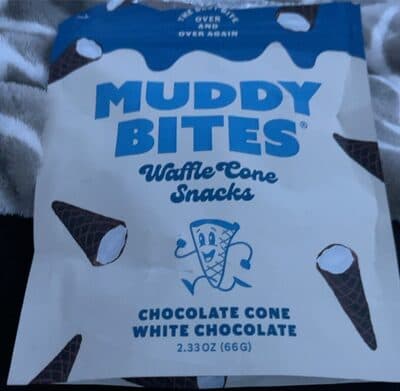 muddy bites waffle cone snacks