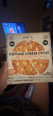 Cottage Cheese Crust Killer Bee Pizza
