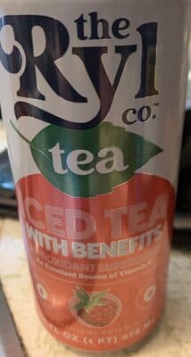Ice tea with benefits. Strawberry