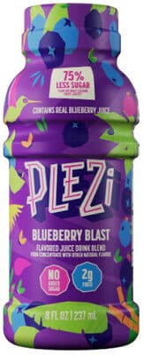 Plezi Blueberry Blast Flavored Drink