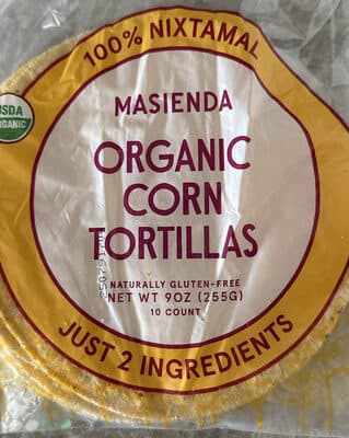 Organic Corn Tortillas