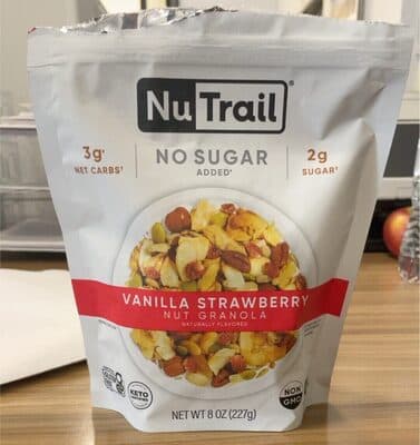 Vanilla Strawberry Nut Granola