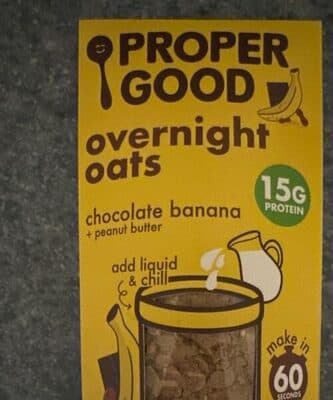 Chocolate Banana Overnight Oats