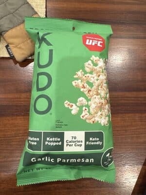 Garlic Parmesan Protein Popcorn