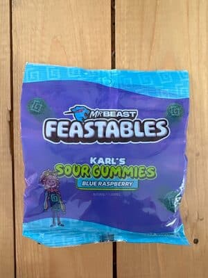 Karls Blue Raspberry Sour Gummies
